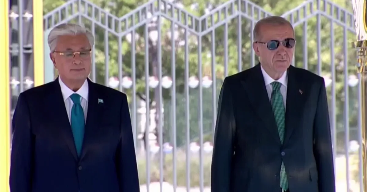 Kazakistan Cumhurbaşkanı Tokayev Beştepe'de