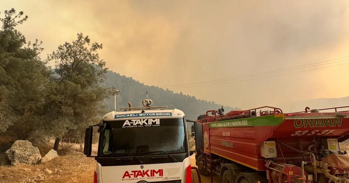 Kocaeli A Takımı, yangınlar için seferber