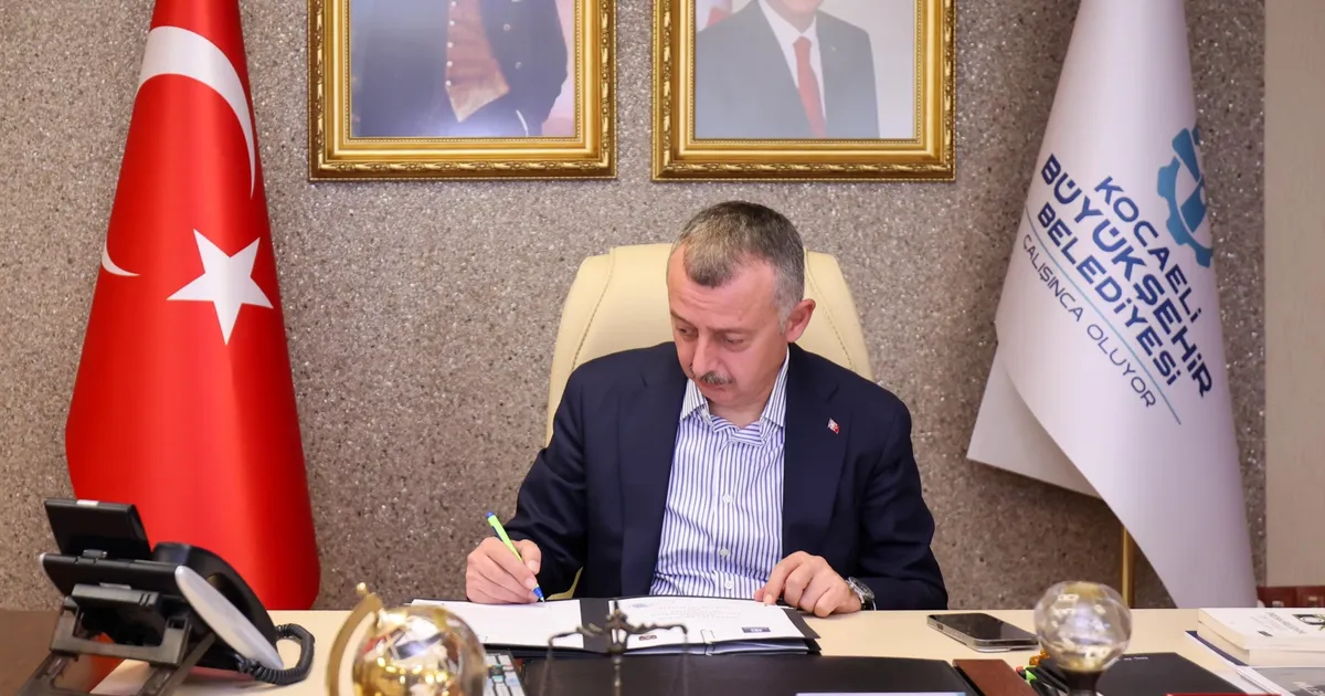 Kocaeli ile Gazze arasında kardeş şehir protokolünü imzalaNdı