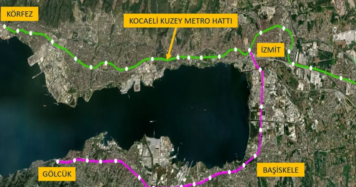 Kocaeli’de yeni raylı sistem hattı projelendiriliyor