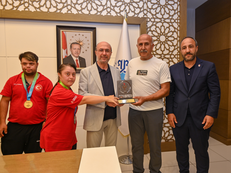Konya Selçuklu'da özel sporcular ağırlandı