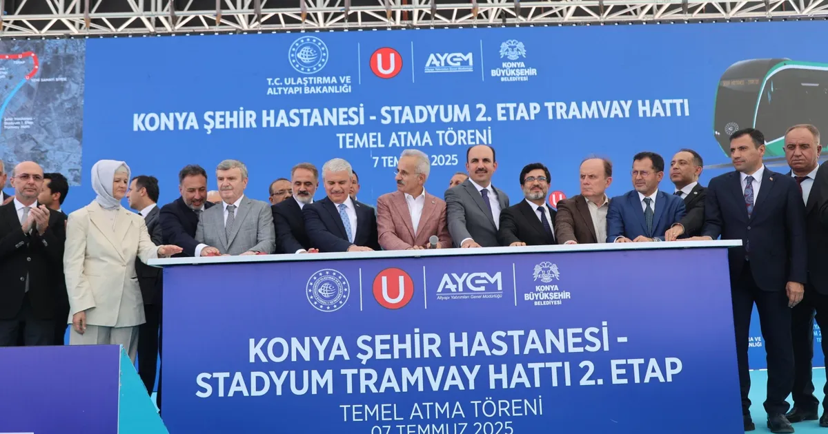 Konya’ya yeni tramvay hattı... Konya’nın raylı sistem ağı genişliyor