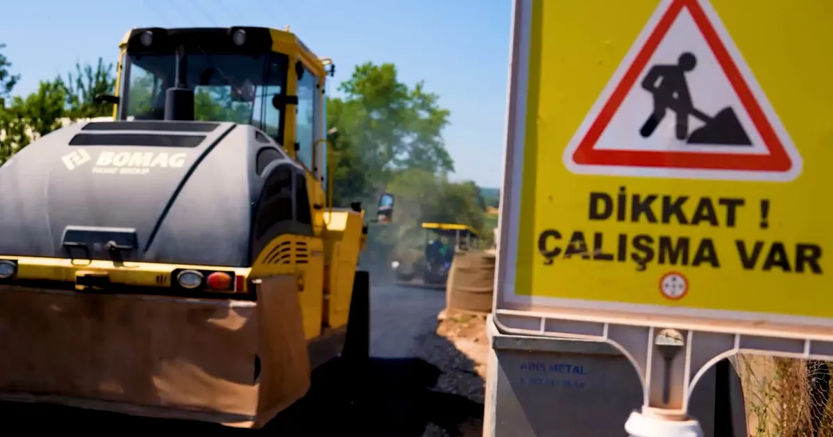 Körfez Sipahiler’de 2 kilometrelik yol yenilendi