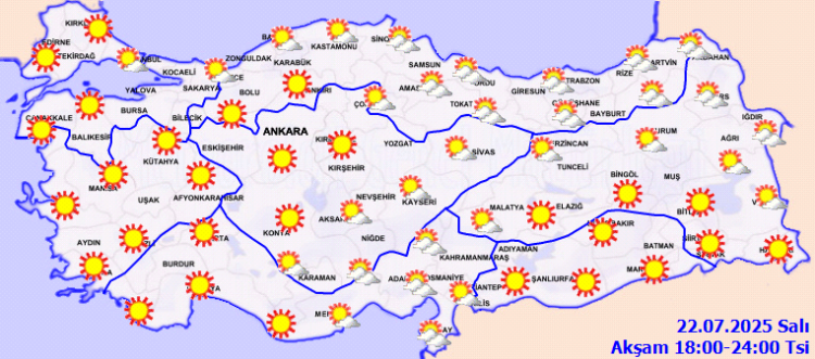 Kuzeydoğu hariç sıcaklıklar bunaltacak
