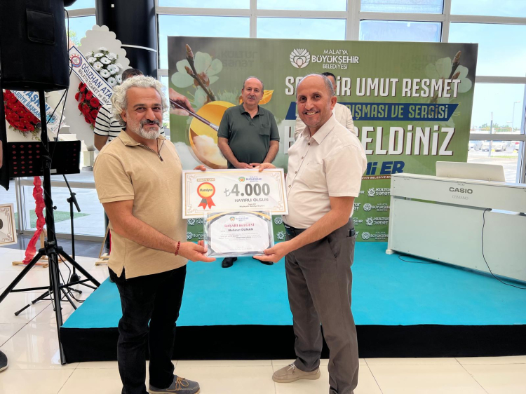 Malatya'da 'Sarı bir umut resmet'tiler