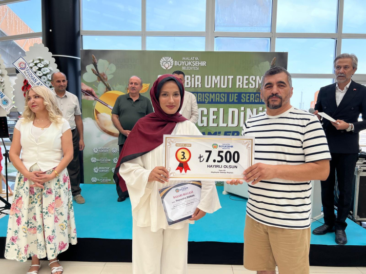Malatya'da 'Sarı bir umut resmet'tiler