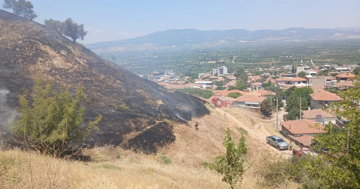 Manisa Turgutlu'dan büyümeden söndürüldü