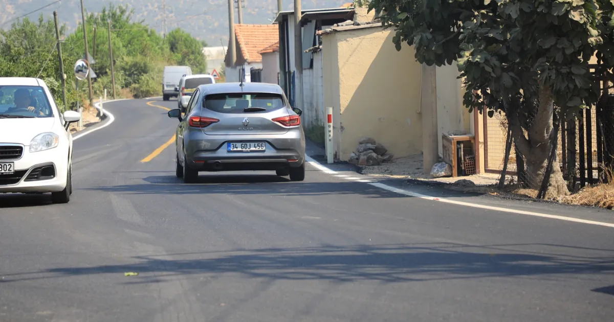 Milas kırsalındaki 80 milyonluk yol yatırımı tamamlandı