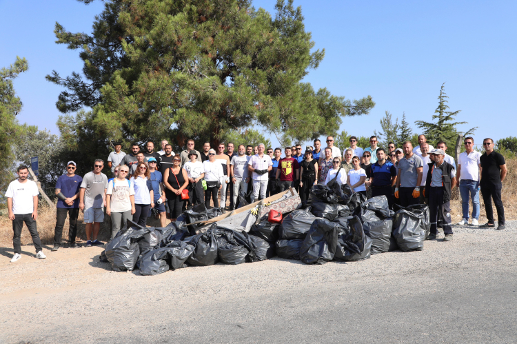 Mudanya'da olası yangınlara karşı temizlik seferberliği