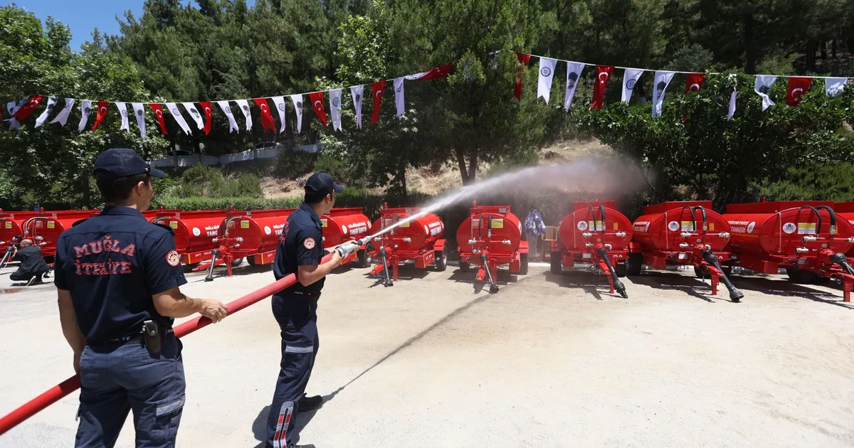 Muğla Büyükşehir yangın filosunu güçlendirdi
