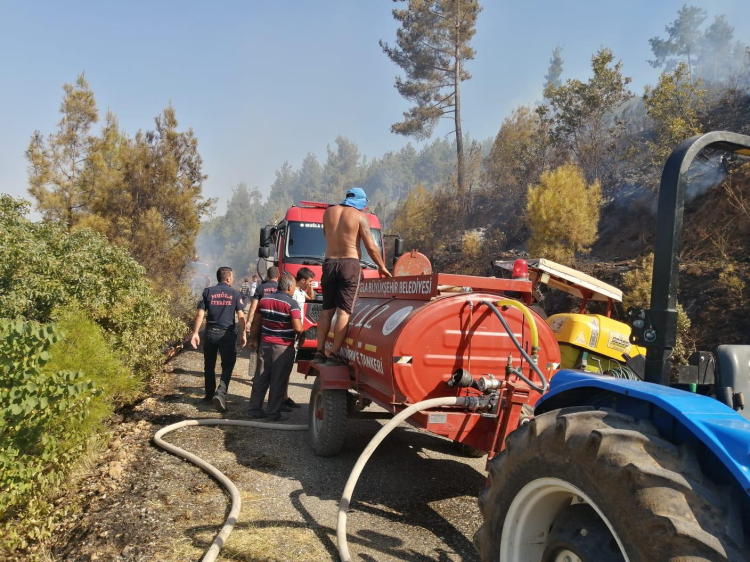 Muğla'nın yangın tankerleri aktif görevde