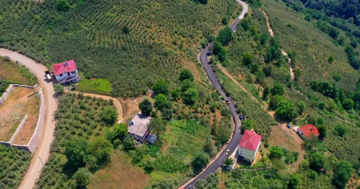 Ordu’da ulaşım konforu 2,5 kilometrelik yolla artıyor