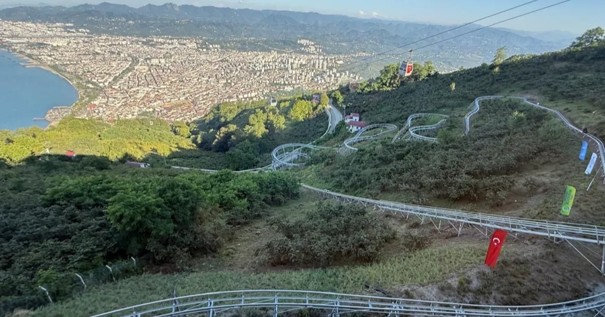 Ordu'da dağ kızağı ve sosyal tesisleri açıldı