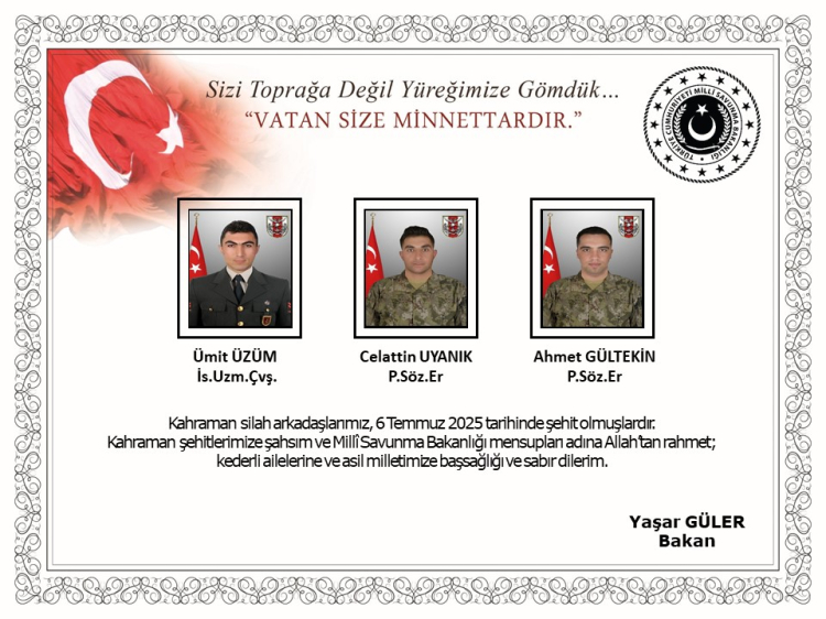 Pençe-Kilit’te acı artış: Şehidimiz 12'ye yükseldi!