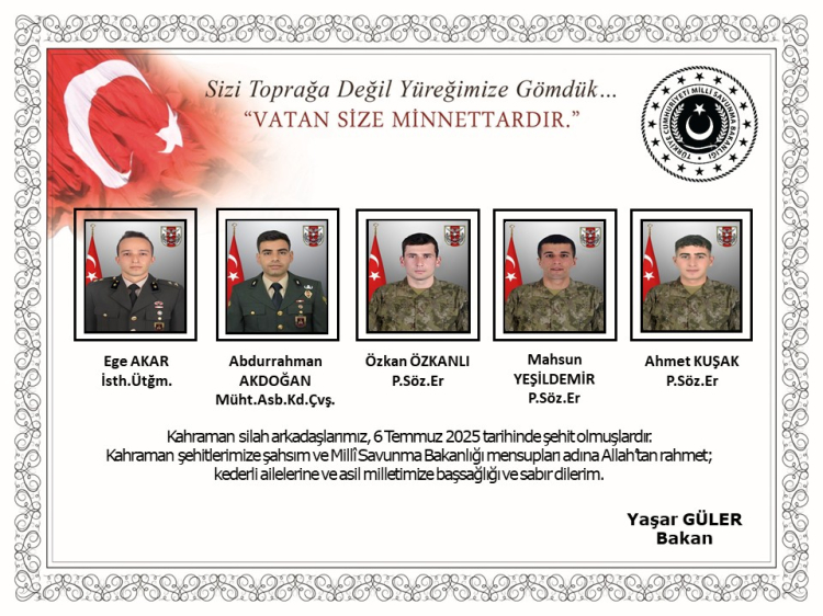 Pençe-Kilit’te acı artış: Şehidimiz 12'ye yükseldi!