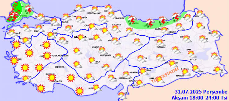 Sağanak, kuvvetli rüzgar ve toz taşınımı etkili olacak