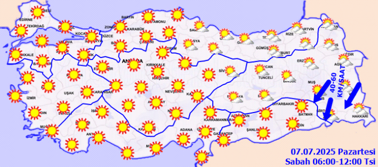 Sıcaklıklar mevsim normallerinin üzerinde seyredecek