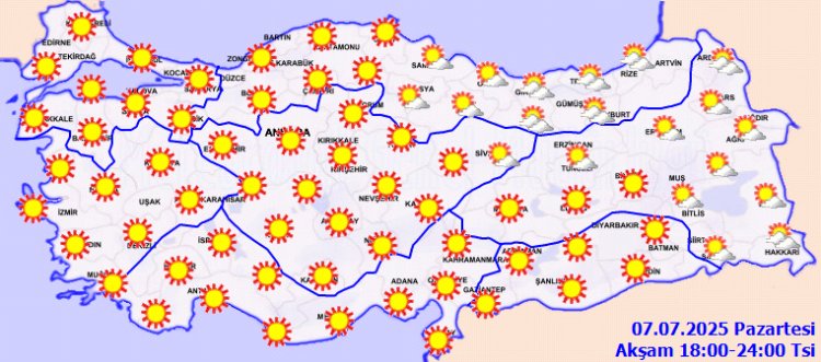 Sıcaklıklar mevsim normallerinin üzerinde seyredecek