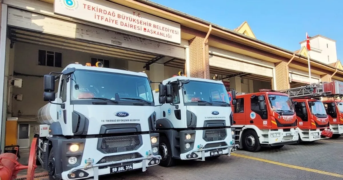 Tekirdağ’dan Enez’e yangın güvenliği desteği