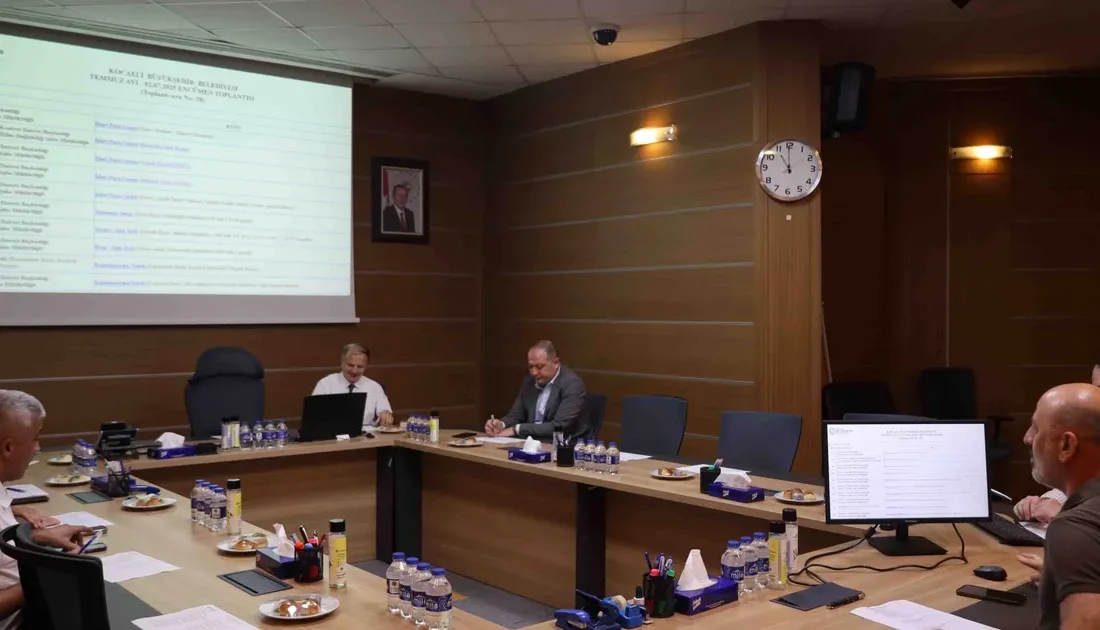 Kocaeli Büyükşehir Belediyesi Encümeni’nde