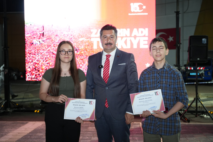 Yenişehir 15 Temmuz’da yine meydanlardaydı
