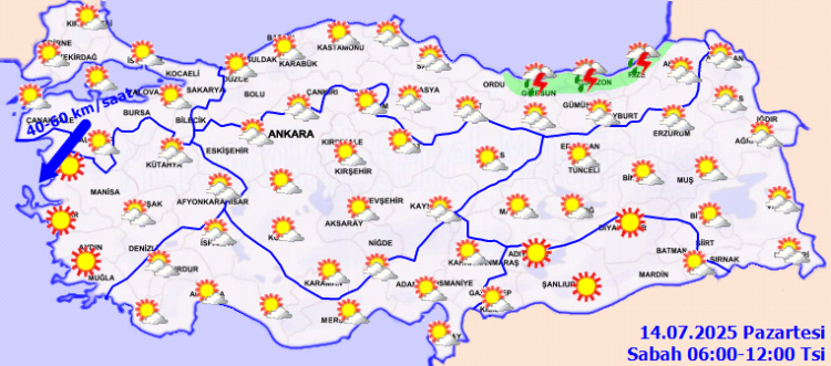 Yurtta bugün hava nasıl olacak?