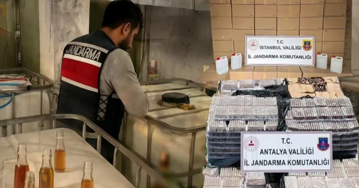 81 ilde sahte alkol operasyonu... 62 bin litre alkol ele geçirildi