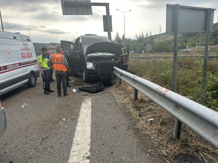 Anadolu Otoyolu Düzce’de kaza: 7 yaralı