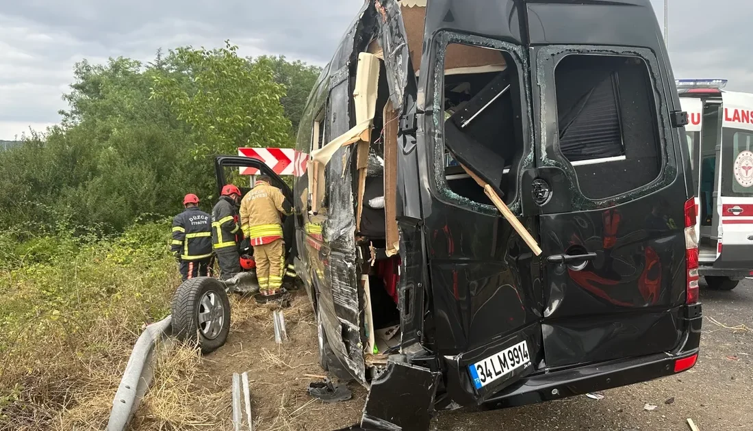 Anadolu Otoyolu’nun Düzce mevkisinde