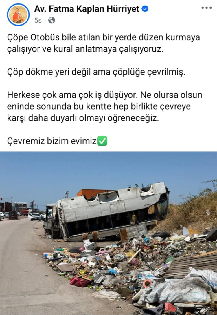 Başkan Hürriyet’ten çevre mesajı!