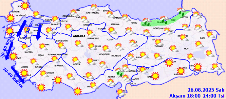 Bugün hangi bölgelerde yağış var?