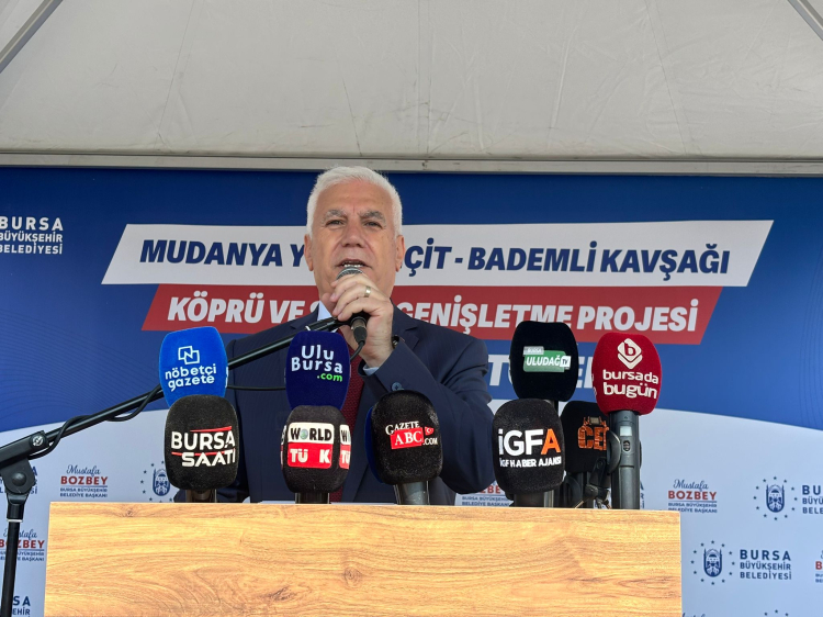 Bursa ulaşımına yeni nefes olacak! Büyükşehir'den Mudanya Yolu Geçit-Bademli Kavşağı Projesi’ne temel