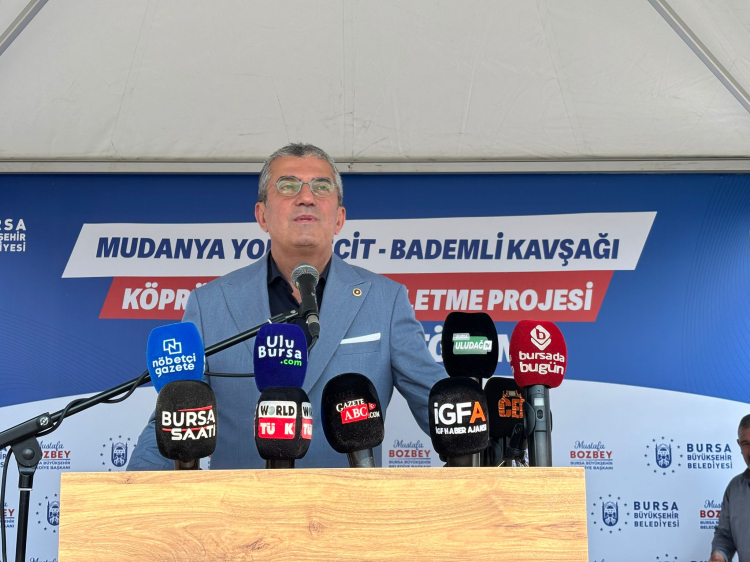 Bursa ulaşımına yeni nefes olacak! Büyükşehir'den Mudanya Yolu Geçit-Bademli Kavşağı Projesi’ne temel
