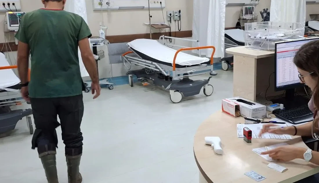 Bursa'nın Mustafakemalpaşa ilçesinde şap