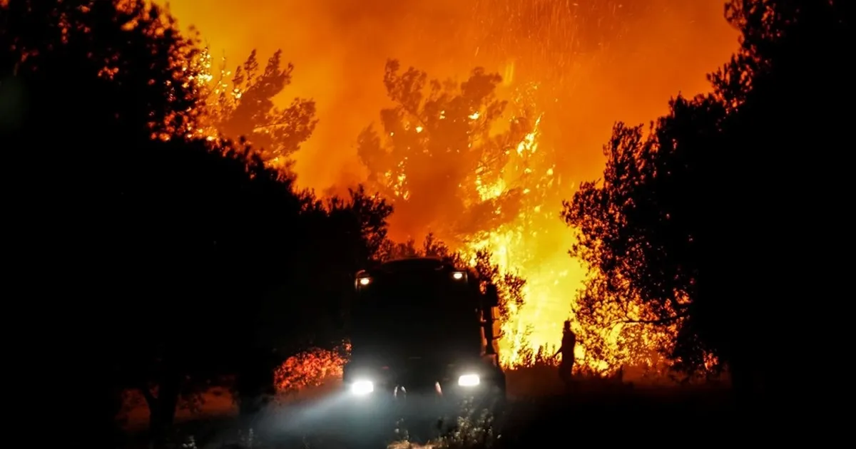 Çanakkale yangını büyüyor