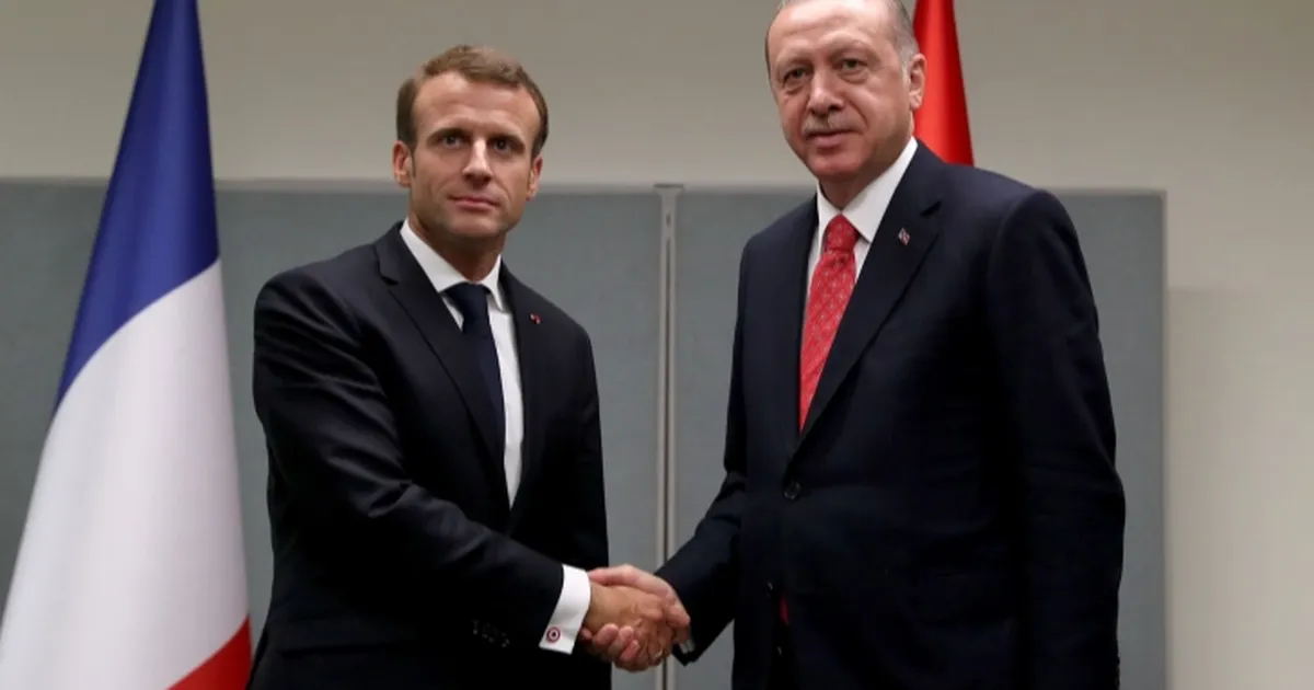 Cumhurbaşkanı Erdoğan Macron’la görüştü