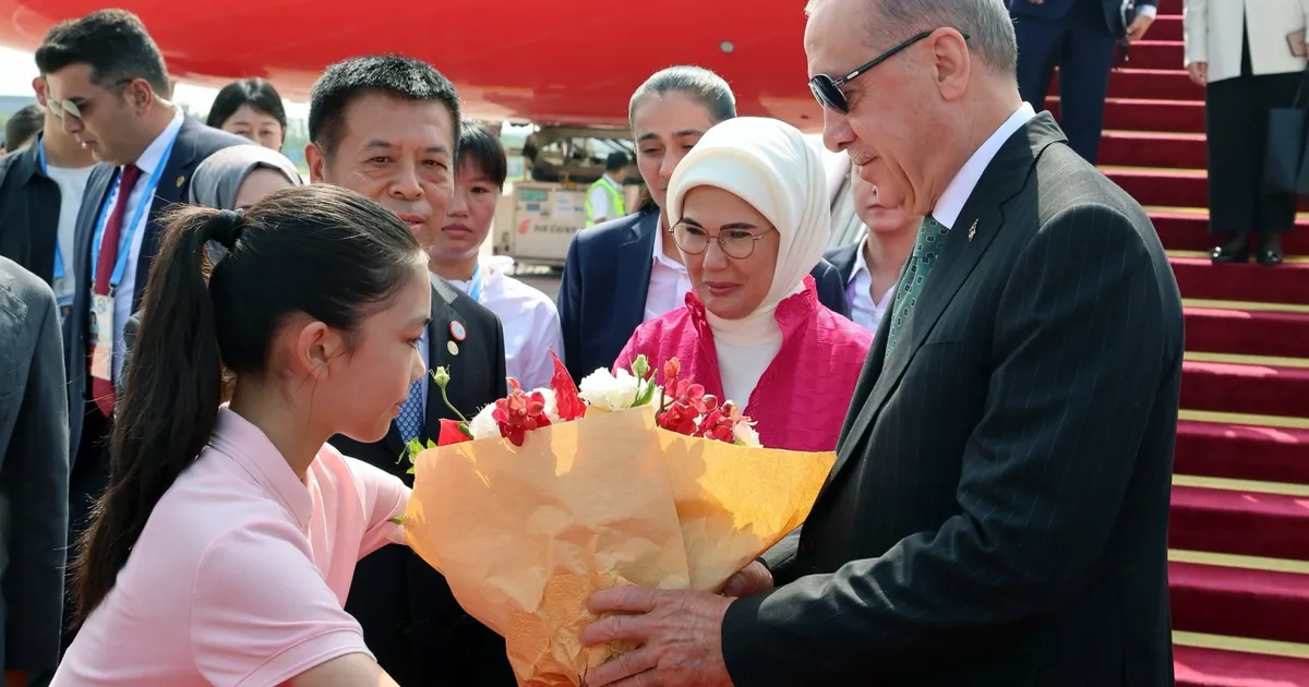 Cumhurbaşkanı Erdoğan, Şanghay İşbirliği Örgütü Zirvesi için Çin'de
