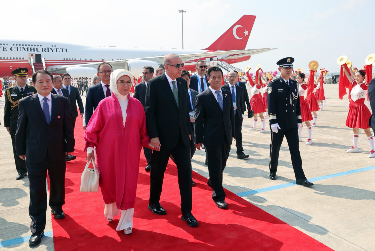 Cumhurbaşkanı Erdoğan, Şanghay İşbirliği Örgütü Zirvesi için Çin'de