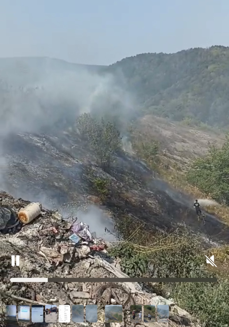 Düzce Yığılca’da fındık bahçesinde yangın... 6 hektar zarar gördü