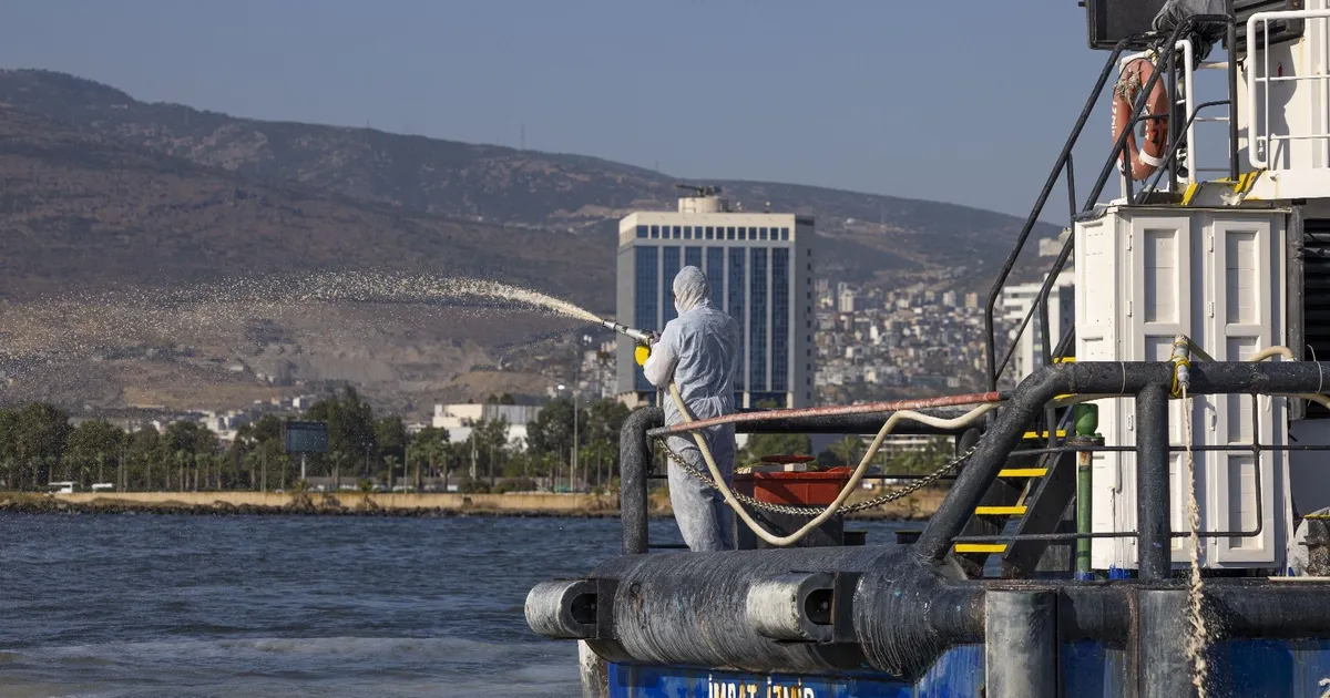 İzmir Körfezi'nde 'modifiye kil' devrede