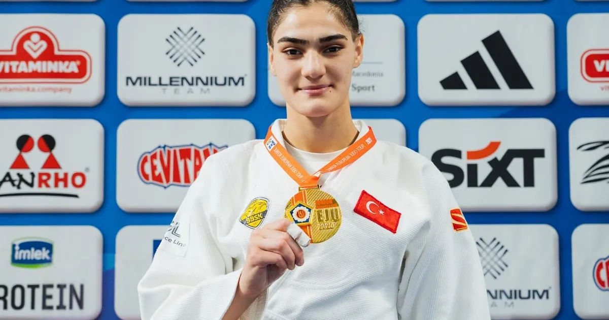 Judocu Sinem Oruç’tan Üsküp’te altın madalya