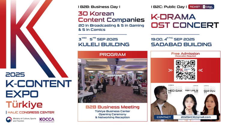 “K-Content Expo Türkiye’de” kapılarını açıyor
