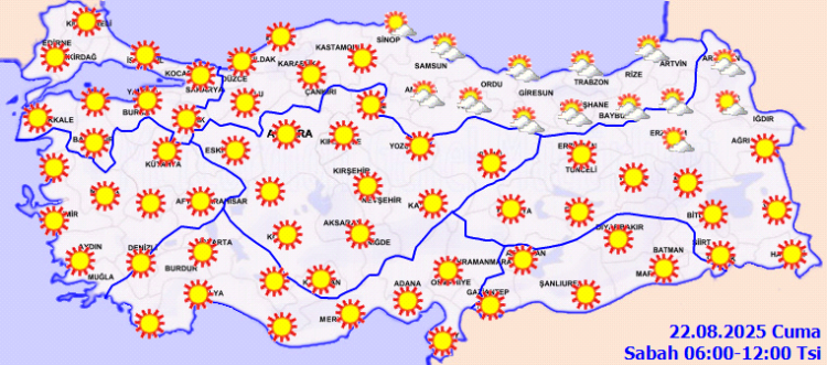 Kavurucu güneş geri döndü! Türkiye yazın zirvesini yaşıyor!