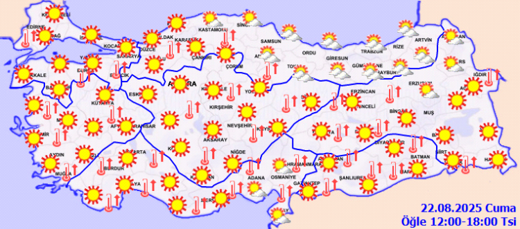 Kavurucu güneş geri döndü! Türkiye yazın zirvesini yaşıyor!