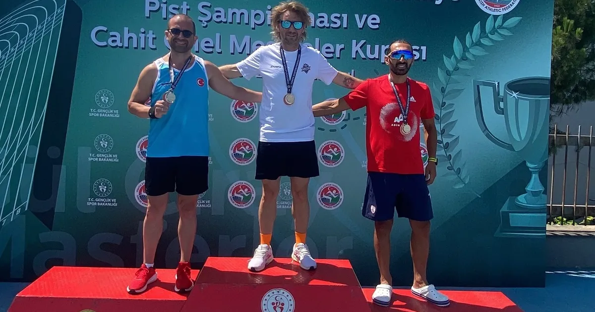 Keşanlı atlet Türkiye Masterlar'da altın madalya kazandı