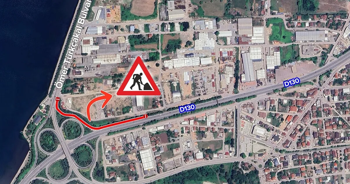Kocaeli Yuvacık Kavşağı’nda trafik düzenlemesi