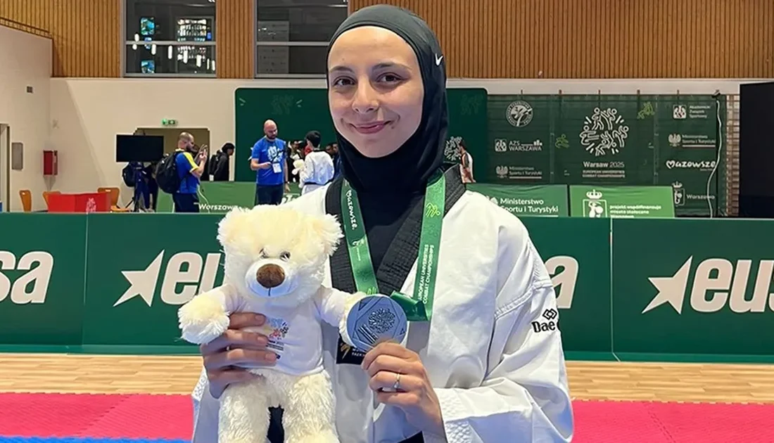 Konya'da Meram Belediyesporlu taekwondo