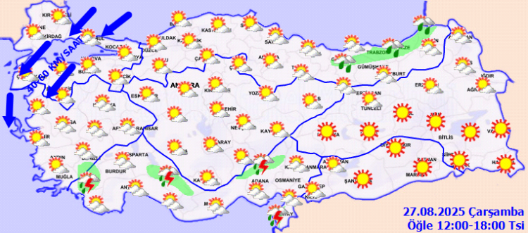 Marmara ve Kuzey Ege kıyılarına 'kuvvetli' uyarı!