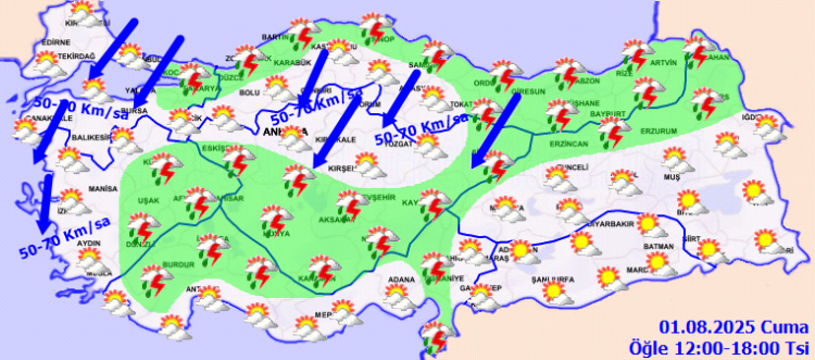 Meteoroloji'den 'kuvvetli rüzgar' uyarısı: Bu bölgelerde dikkat!
