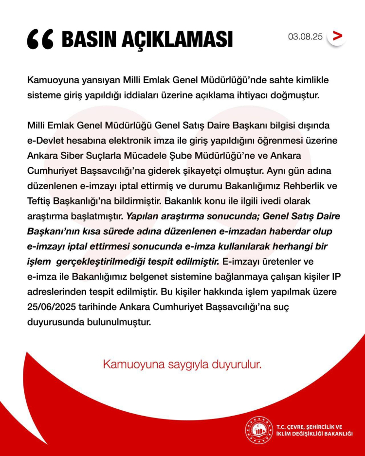 Milli Emlak’ta sahte kimlik skandalı!